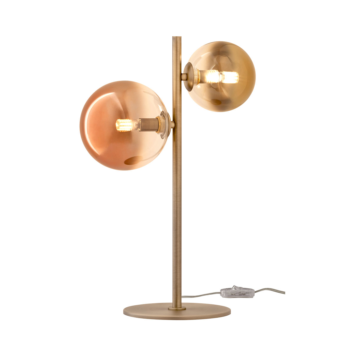 01-2784.jpg Namizna svetilka ROY VE 2X10W G9 MATT BRASS/GOLD+COFFEE IP20 - slika 1