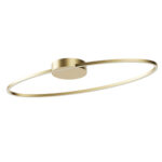 Stropna svetilka LEO PL LED 48W CCT+3STEP BRASS
