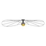 Stenska svetilka / Stropna svetilka ESKOLA 140 črna