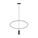 Obesna svetilka HOLAR 1 črna