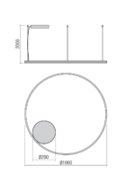 Stropna svetilka ORBIT 01-1916-TRIAC - slika 3