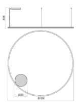 Stropna svetilka ORBIT 01-1920-TRIAC - slika 3