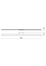 Stenska svetilka BARRIO AP LED SMD 34.32W IP44 SB 3000K - slika 3