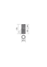 Stropna svetilka DELPHI PL ADJUSTABLE 1X50W GU10 MWH - slika 3