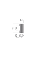 Stenska svetilka DELPHI AP 2X50W GU10 GD - slika 3