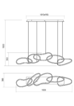 Stropna svetilka BIAS SU LED 120W CCT WH - slika 3