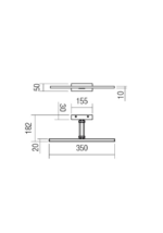 Stenska svetilka LINEAR AP LED 8W 3000K SWH - slika 3
