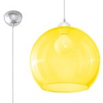 Obesna svetilka BALL rumena