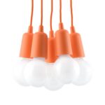 Obesna svetilka DIEGO 5 oranžna