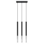 Obesna svetilka MOZAICA 3L črna/krom