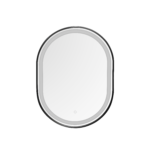 LED ogledalo črno 70/50 cm D2383