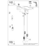 Viseča svetilka HALO 3P ultramarine modra - slika 11