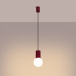 Viseča svetilka HALO 1 bordo - slika 3