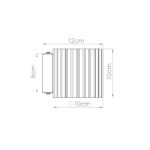 Stenska svetilka AURA olivno zelena G9 - slika 9