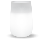 Svetleč cvetlični lonec Camelia High Solar bel 3322