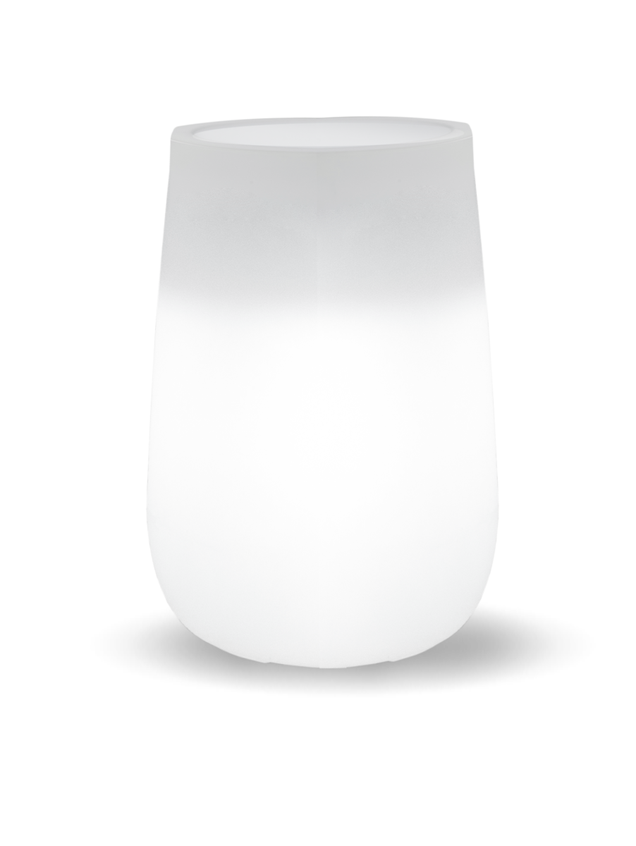 1_CAMELIA_HIGH_SOLAR_BATTERY.png Svetleč cvetlični lonec Camelia High Solar bel 3322 - slika 1