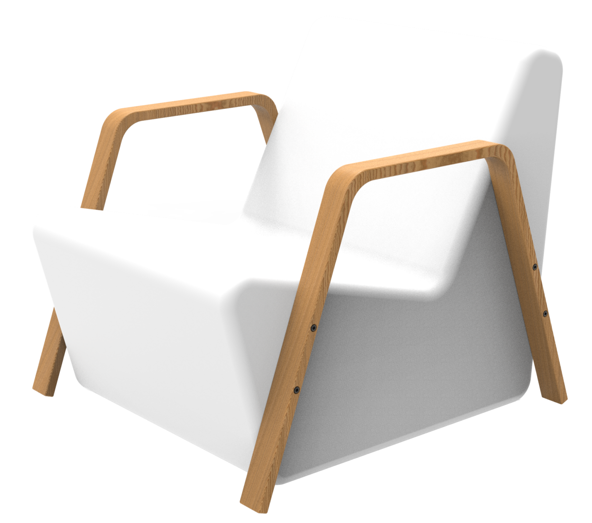 1_TARIDA_SIT_ARMS_WHITE.png Fotelj Tarida Sit Arms bel 3249 - slika 1