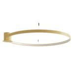 Stropna svetilka RIO 110 golden LED 4000K