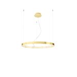 Lestenec RIO 78 polirana zlata LED 3000K