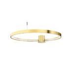 Stropna svetilka RIO 78 polirana zlata LED 3000K