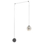 Stenska svetilka KHADI AP/SU LED 6W 3000K SMOKE