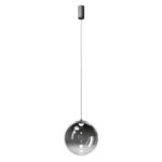 Stropna svetilka IRIDES SU LED 12W 2700K SBK/GRADIENT SMOKE