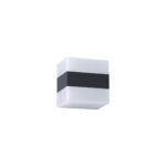 Stenska svetilka KODIAK AP LED SMD 5W IP65 WH.BK 3000K