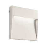 Stenska svetilka LANDER AP LED SMD 6W IP54 SWH 3000K (SQ) (5.6)