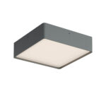 Stropna svetilka NOX PL LED 21W DALI IP65 CCT2700K-3000K DG (Sq) (5.1.2) 220MM
