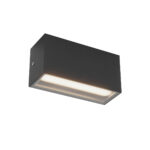 Stenska svetilka LIMAS AP LED 12W DALI IP65 CCT 2700K-3000K SBK (5.1.2) 220MM