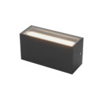 Stenska svetilka LIMAS AP LED 2x12W IP65 CCT 2700K-3000K SBK (5.1.2) 220MM