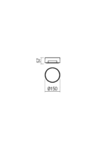 Stenska svetilka SKOR PL LED 13W IP54 DB 3000K - slika 2