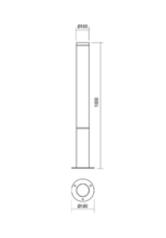 Talna svetilka HINT ST100 LED 30W IP54 DG 3000K - slika 2