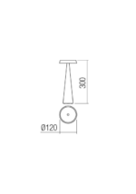 Namizna svetilka TAO VE LED SMD 2.5W IP65 MGB 2700/3000K - slika 2