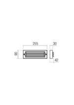 Stenska svetilka KRUP AP LED 6W IP65 DG 3000K - slika 2