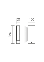 Talna svetilka TWIN ST25 LED SMD 8W IP65 DG 3000K - slika 2