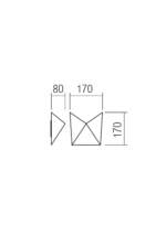 Stenska svetilka KIKO AP LED 7,5W IP54 SWH 3000K - slika 2