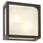 Stenska svetilka BRICK AP/PL E27 2X42W IP54 DG (SQ)