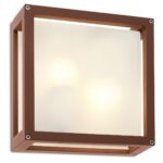 Stenska svetilka BRICK AP/PL E27 2X42W IP54 R (SQ)