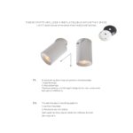 Stropna svetilka Tore bela TLS006-WH - slika 4
