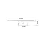 Stenska svetilka Alter zlata W89443-20W-GD - slika 2