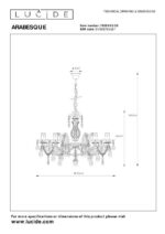 Kristalni lestenec ARABESQUE 2780287