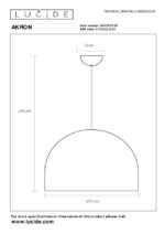 Kuhinjski lestenec AKRON 2202093