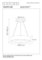 LED lestenec TALOWE LED 2460707