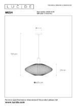 Moderni lestenec MESH 2211323