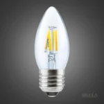 LED žarnica sveča 24V Ambient - Prozorna