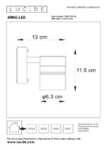 Stenska svetilka ARNE-LED 2143891