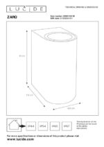 Stenska svetilka ZARO 2690104