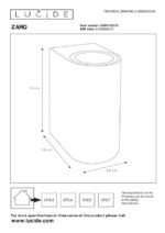 Stenska svetilka ZARO 2690111