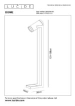 Stoječa svetilka DOME 2234346